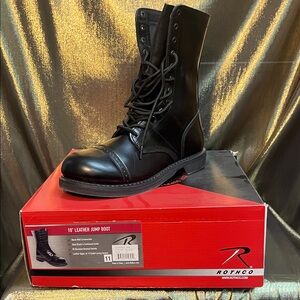 Rothco Black Tactical Leather Boots